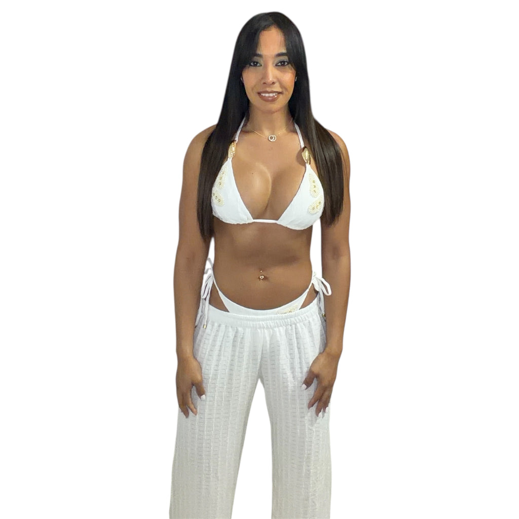 White Resort Bikini Set